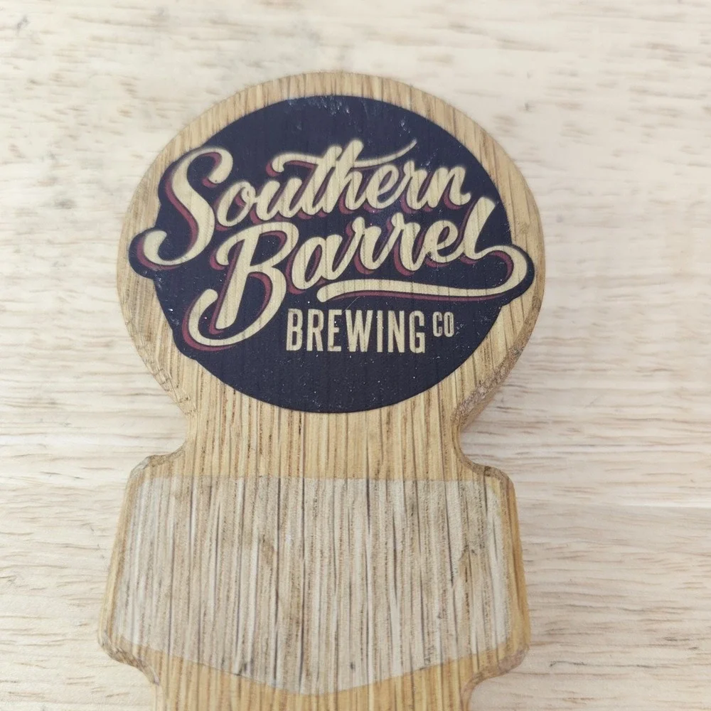 Southern Barrel Brewing Co Ale Brewing‎ Beer Tap Handle Wood SC Bluffton HHI